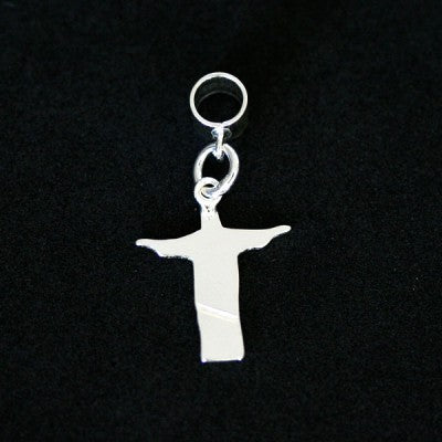 Pingente Prata 925 Cristo Redentor para Pulseira Momentos de Vida